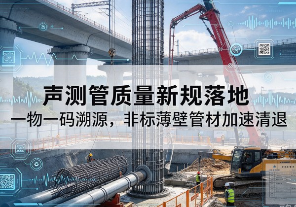 本溪声测管质量新规落地，一物一码溯源，非标薄壁管材加速清退